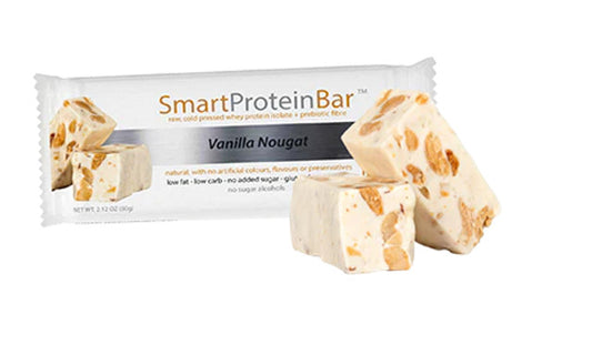 Smart Diet Solutions Smart Protein Bar™ Single Bar 60g Or A Box Of 12, Vanilla Nougat Flavour