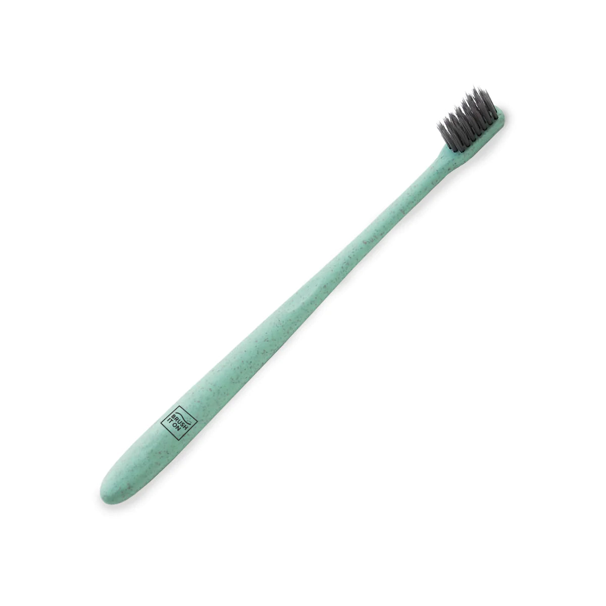 Brush It On Wheat Straw Toothbrush, Soft Bristles & Charcoal Infused