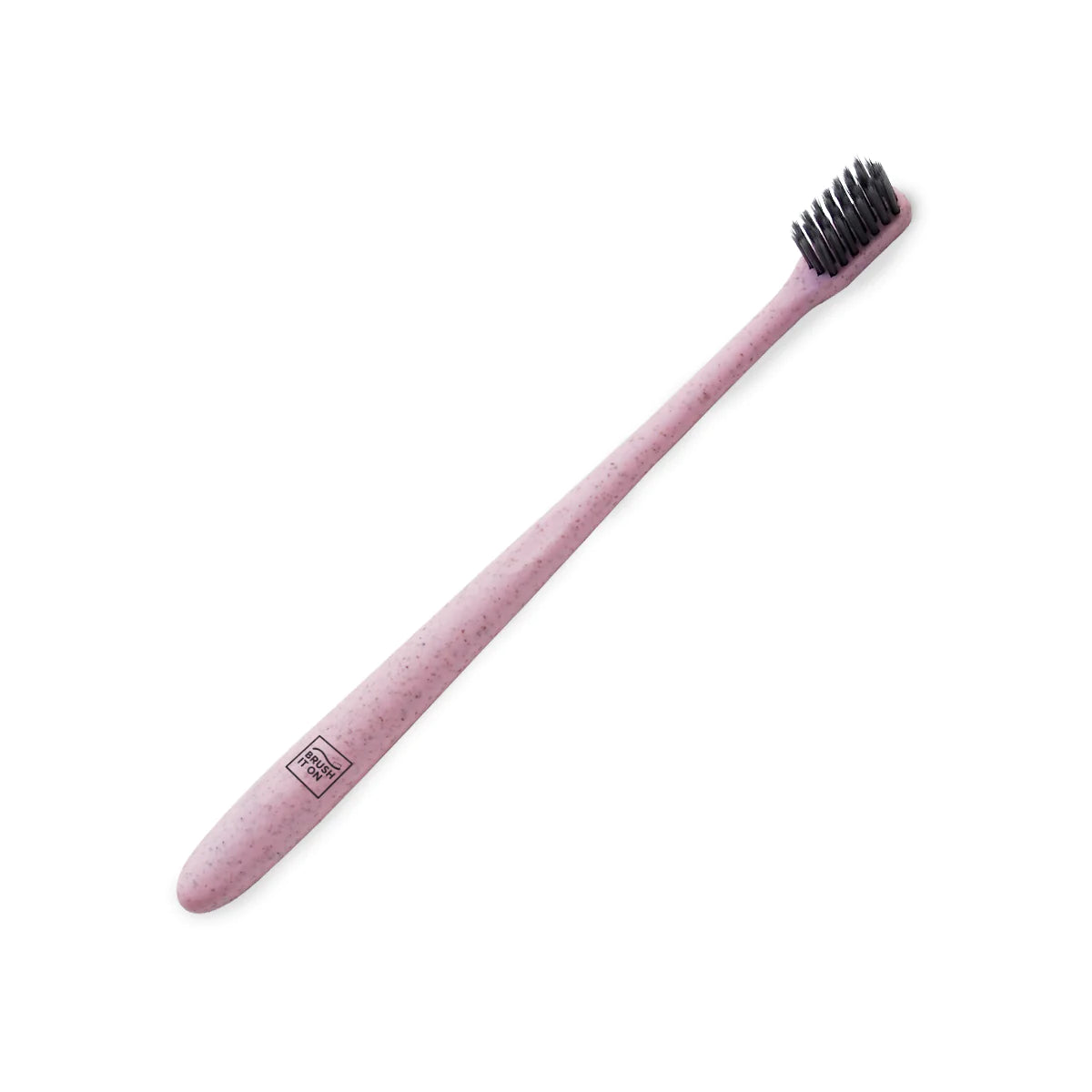 Brush It On Wheat Straw Toothbrush, Soft Bristles & Charcoal Infused