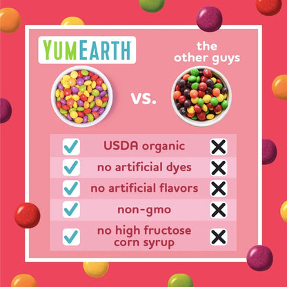 Yum Earth Organic Giggles 142g, Chewy Candy Bites