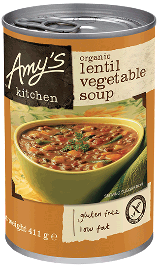 Amy's Kitchen Lentil Vegetable Soup 411g