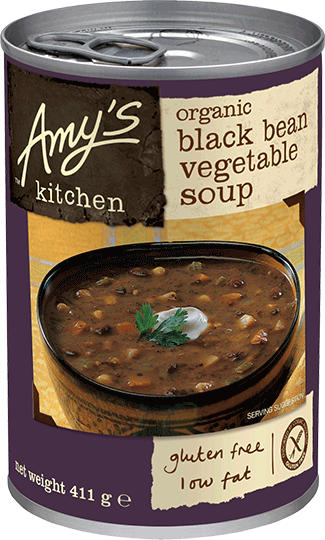 Amy's Kitchen Black Bean Vegetable Soup 411g