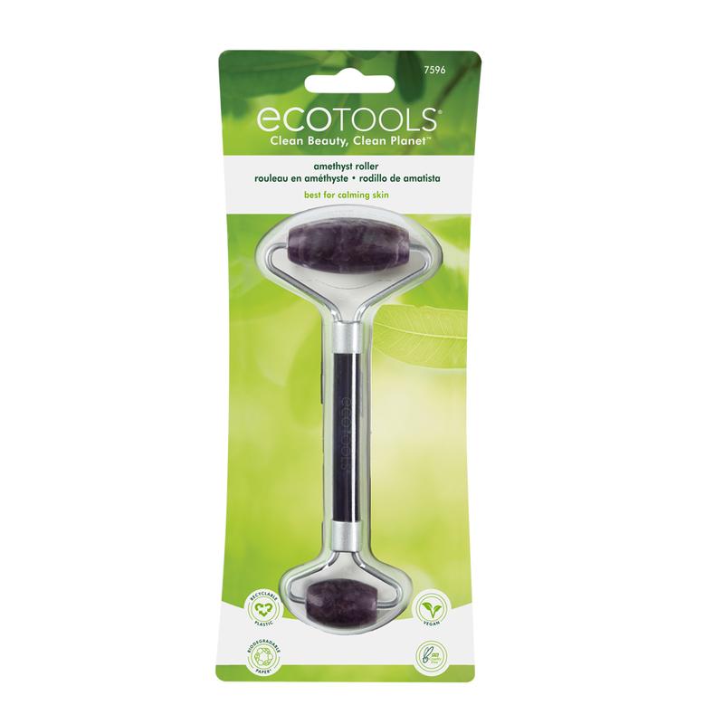 Eco Tools Amethyst Facial Roller, Reduce Puffiness & Smooth Skin
