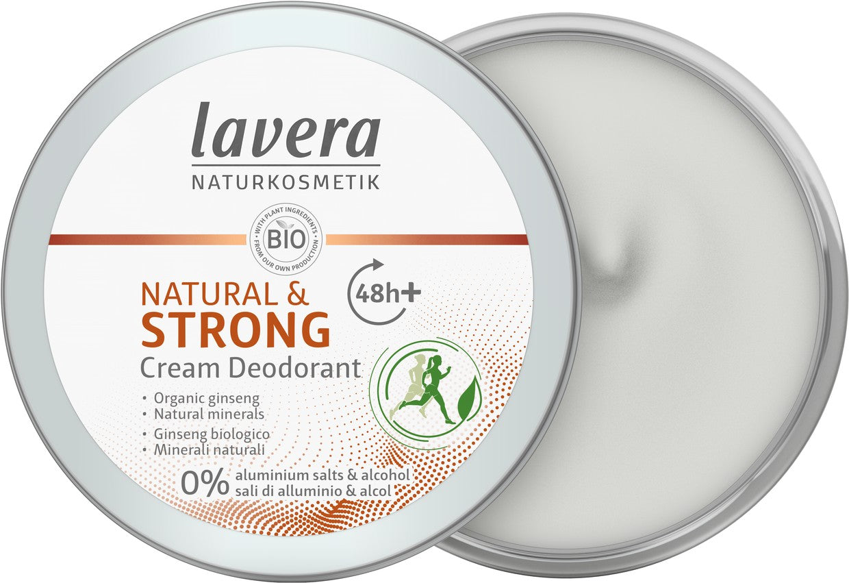 Lavera Deodorant Cream 50ml, Natural & Strong
