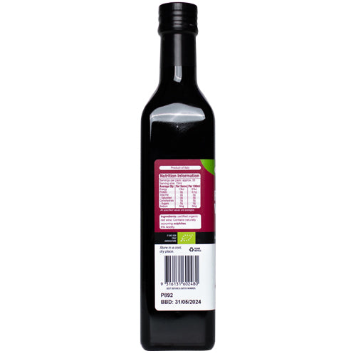 Absolute Organic Red Wine Vinegar 500ml, Australian Certified Organic
