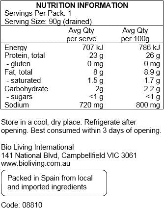 Pan Do Mar Yellowfin Tuna in Organic Extra Virgin Olive Oil 120g