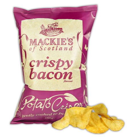 Mackie's Of Scotland Crispy Bacon Potato Chips 150g, Vegan