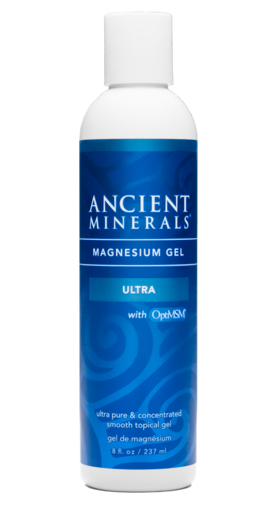 Ancient Minerals Magnesium Gel (50%) Ultra 237ml, Rapidly Absorbed With MSM