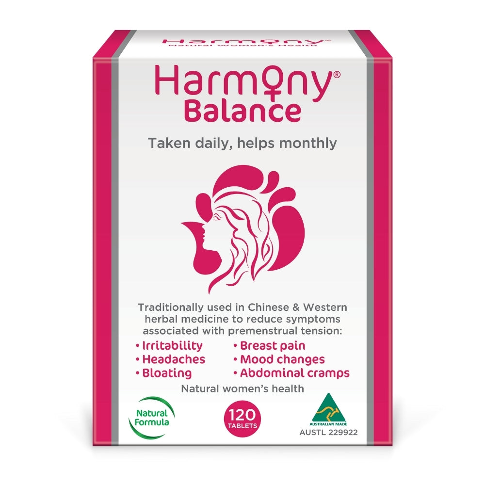 Martin & Pleasance Harmony Balance 60 Or 120 Tablets, Natural Relief For PMS & Period Pain
