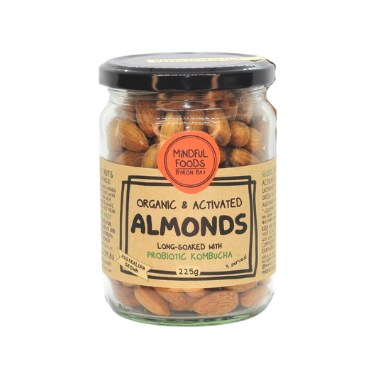 Mindful Foods Almonds 225g, 450g Or 1kg, Organic & Activated; Long Soaked With Probiotic Kombucha