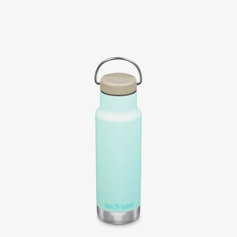 Klean Kanteen Classic With Vacuum Loop Cap With Bale 12oz (355ml), Insulated (16 Hrs Hot, 41 Hrs Iced)