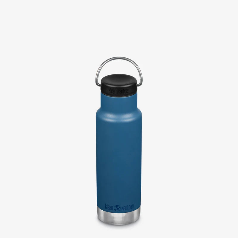 Klean Kanteen Classic With Vacuum Loop Cap With Bale 12oz (355ml), Insulated (16 Hrs Hot, 41 Hrs Iced)