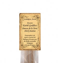 Lailokens Awen Stick Incense, Earth Goddess; Handcrafted With Organic Essential Oils (10 Sticks)