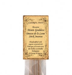 Lailokens Awen Stick Incense, Moon Goddess; Handcrafted With Organic Essential Oils (10 Sticks)