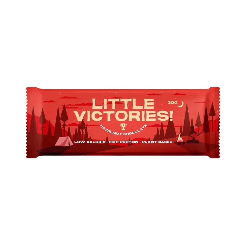 Little Victories Low Calorie Chocolate 30g Or A Box Of 16, Choc Hazelnut Flavour Gluten Free & Vegan