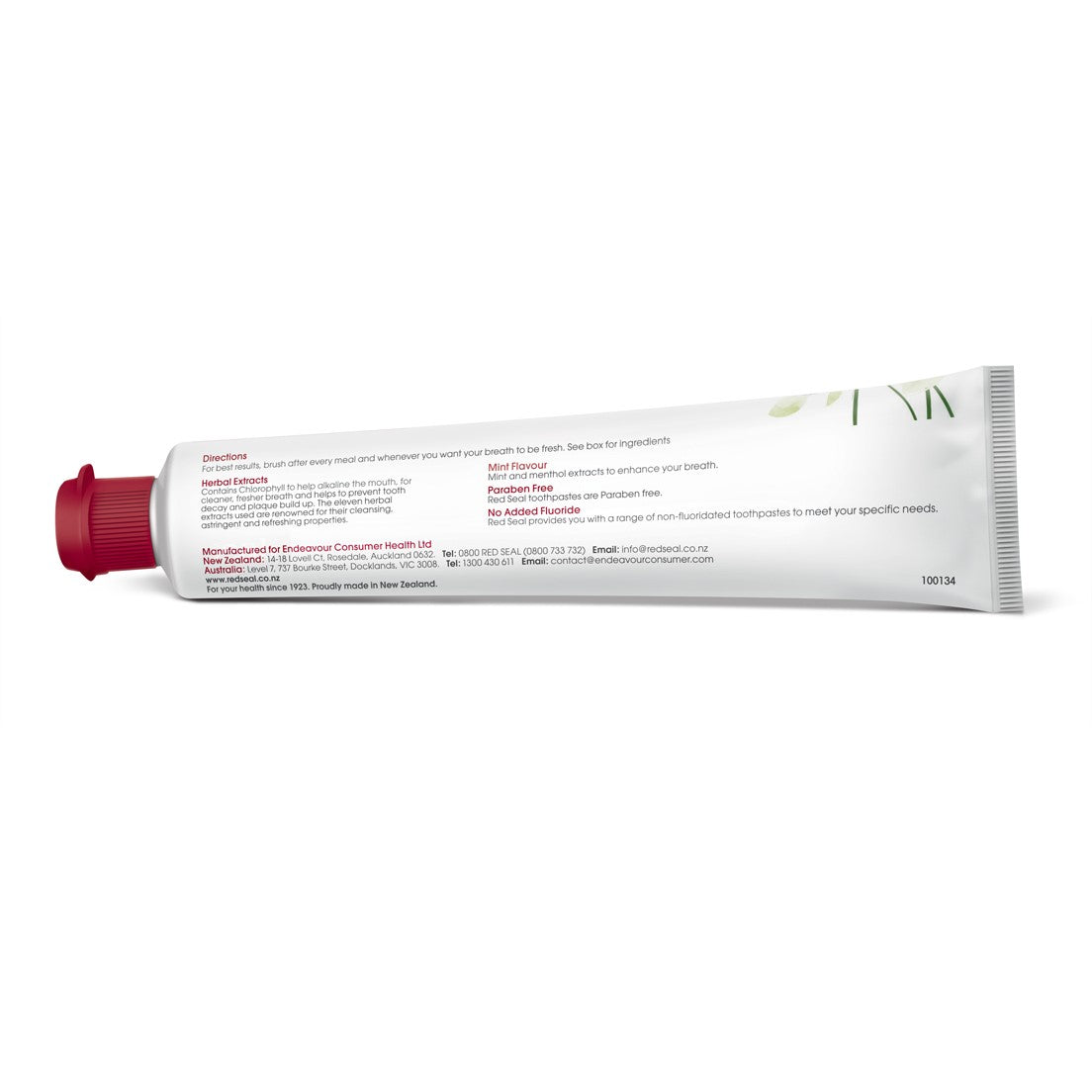 Red Seal Toothpaste 110g, Herbal Formula To Help Fight Plaque