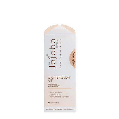 The Jojoba Company Jojoba Pigmentation Oil 30ml, With Carrot & Tyrostat