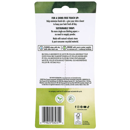 Eco Tools Oil-Absorbing Roller, Reusable Mattifying Stone