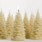 Queen B Pure Australian Beeswax Christmas Tree Candles (2), 4 Hours Burn Time