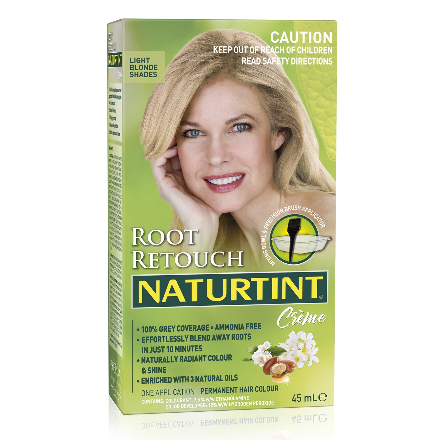 Naturtint Root Retouch Creme, 45ml 100% Grey Coverage