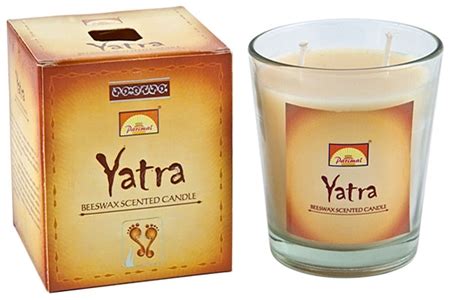 Parimal Yatra 100% Beeswax Scented Candle, Handmade & Eco Friendly