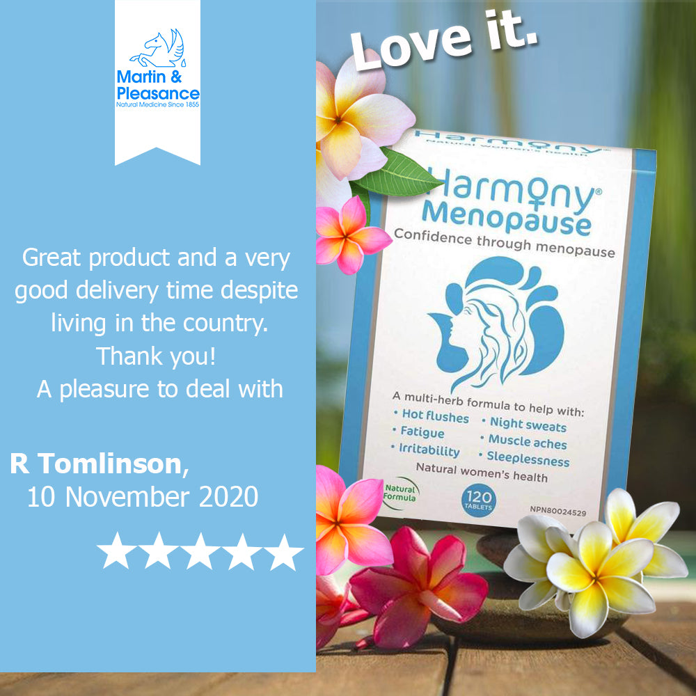 Martin & Pleasance Harmony Balance 60 Or 120 Tablets, Natural Relief For  PMS & Period Pain