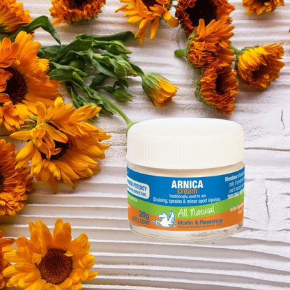 Martin & Pleasance All Natural Cream Arnica 20g Or 100g, Carefully Blended For Maximum Absorption