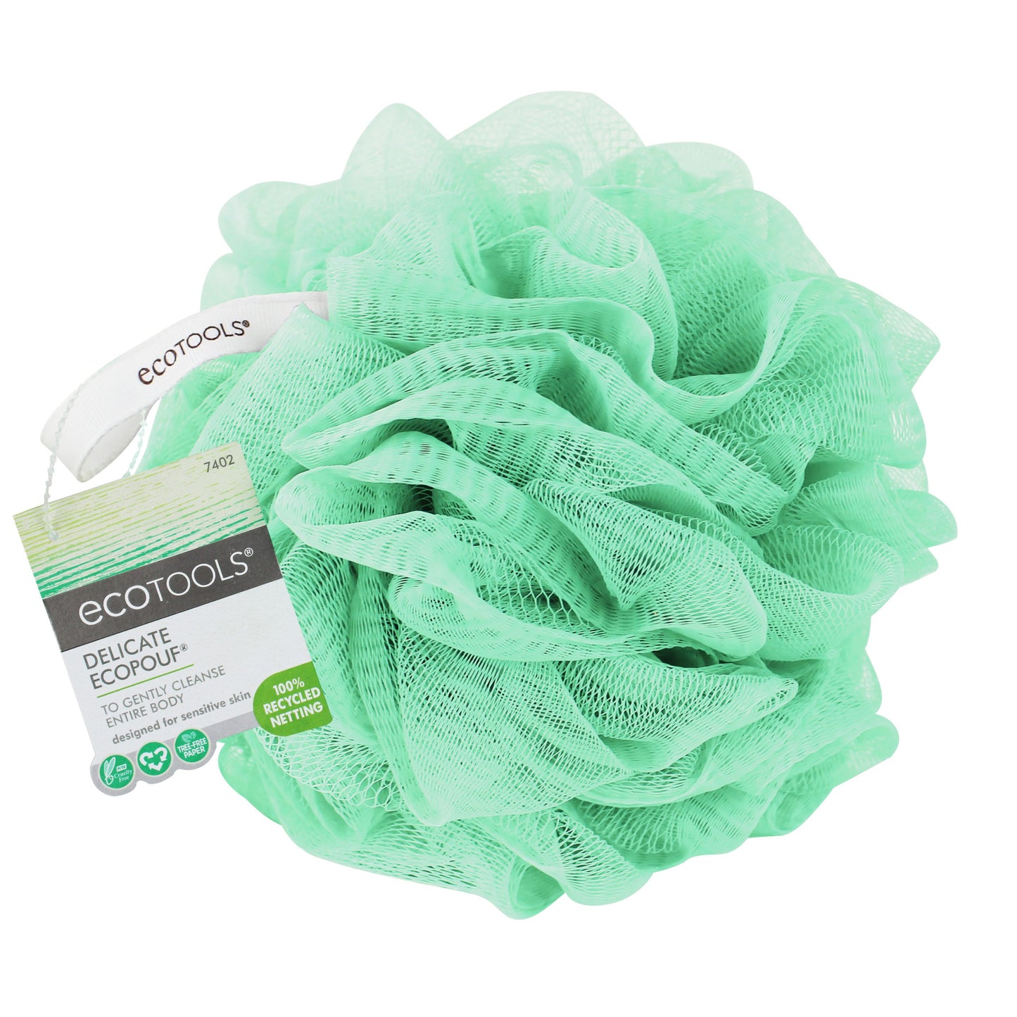 Eco Tools EcoPouf Delicate Sponge For Sensitive Skin, Soft and Cleansing