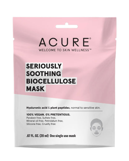 Acure Seriously Soothing Biocellulose Mask 20ml