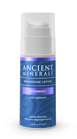 Ancient Minerals Magnesium Good Night Melatonin Lotion 75mL, Rapidly Absorbed Emulsion Of Magnesium & Melatonin