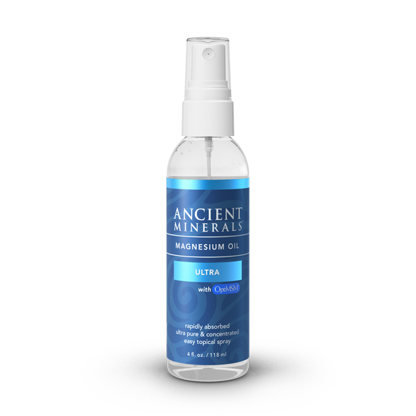 Ancient Minerals Magnesium Oil (50%) Ultra Spray 118ml, 237ml Or 1L Refill; With MSM