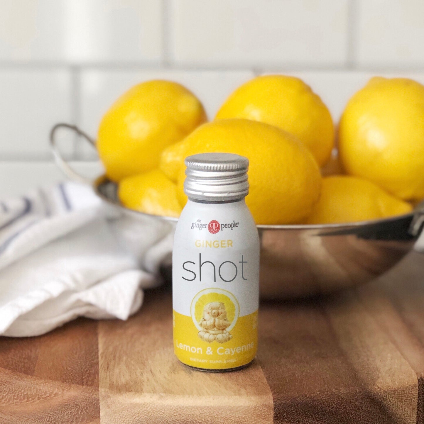 The Ginger People Ginger Shot Single (60mL) Or 12 Pack, Lemon & Cayenne Flavour