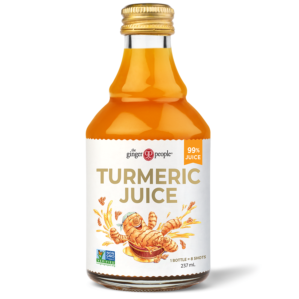 The Ginger People Turmeric Juice 237ml, 99% Juice (Glass Bottle)