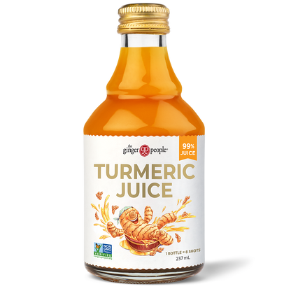 The Ginger People Turmeric Juice 237ml, 99% Juice (Glass Bottle)