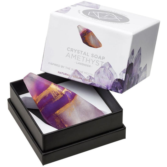 Summer Salt Body Crystal Soap 155g, Amethyst - Lavender Fragrance