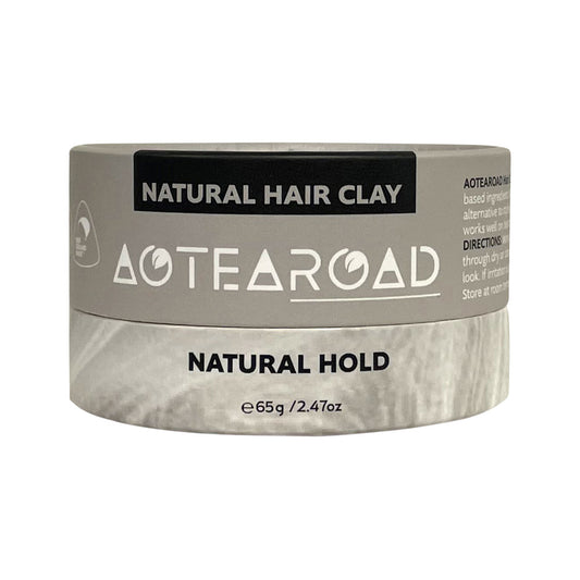 Aotearoad Natural Hair Clay 65g, Natural Hold