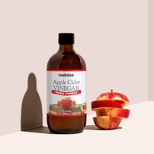 Melrose Apple Cider Vinegar 500ml, Double Strength & Certified Organic