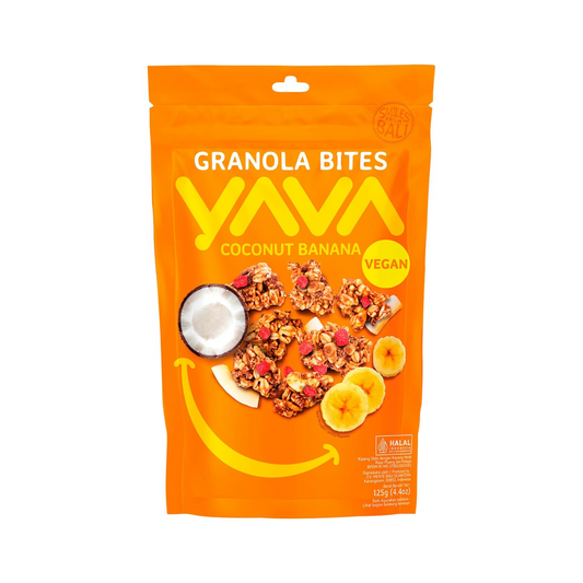 Yava Granola Bites 125g, Coconut Banana Flavour
