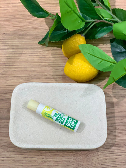 Eco Lips Lip Balm Bee Free 4.25g, Lemon-Lime Flavor