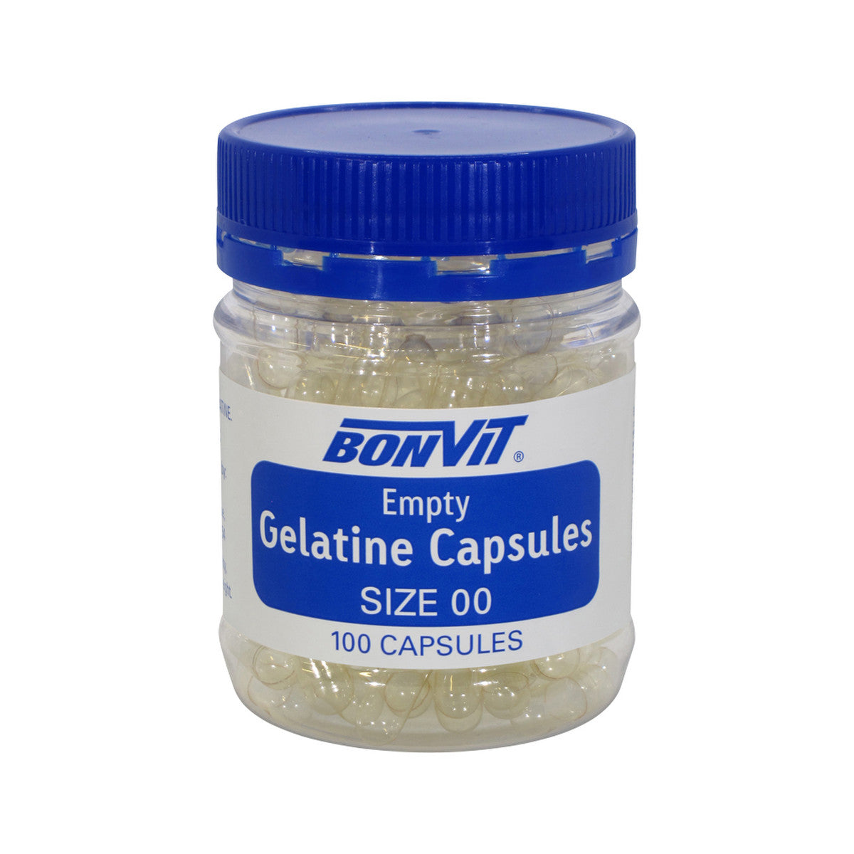 Bonvit Empty Capsules Size '00' 100 Or 240 Capsules, Gelatin