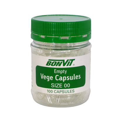 Bonvit Empty Capsules Size '00' 100 Or 240 Capsules, Vege