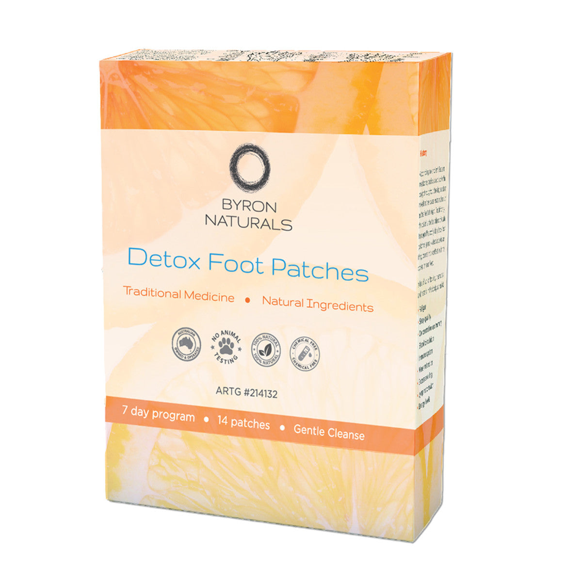 Byron Naturals Detox Foot Patches (7 Day Program) x 14 Patches (7 Pairs)