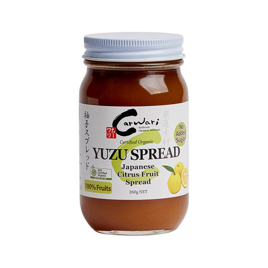 Carwari Yuzu Spread (Japanese Citrus Fruit Spread) 260g, Certified Organic