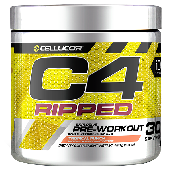 Cellucor C4 Ripped 30 Serves, Tropical Punch Flavour