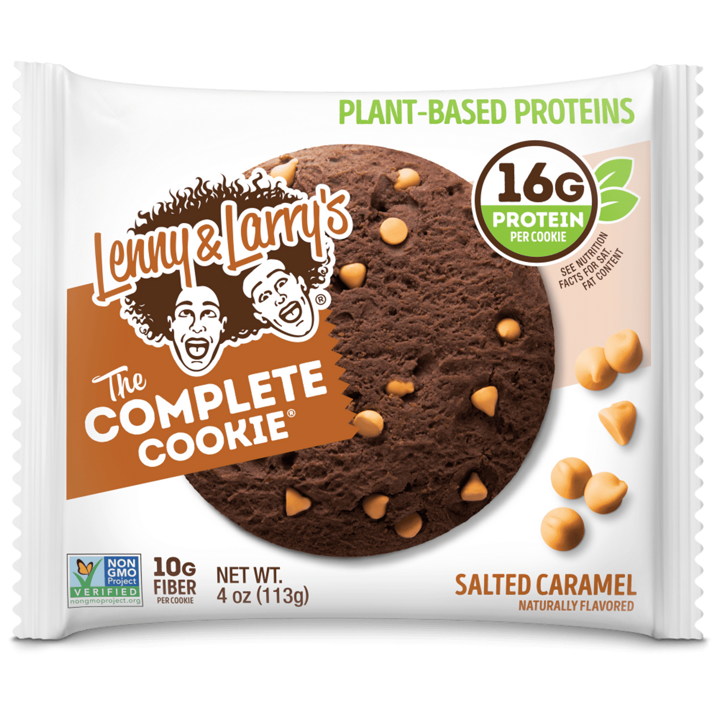 Lenny & Larry's The Complete Cookie, Single Cookie 113g Or A Box Of 12 Cookies, Salted Caramel Flavour Vegan