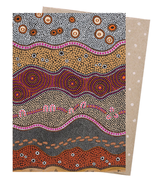 Earth Greetings Ancestors In The Sky Card, Domica Hill Collection (Includes One Card & One Kraft Envelope)