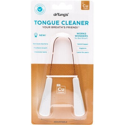 Dr Tung's Tongue Cleaner Copper, Works Wonders For Bad Breath {Colour May Vary}