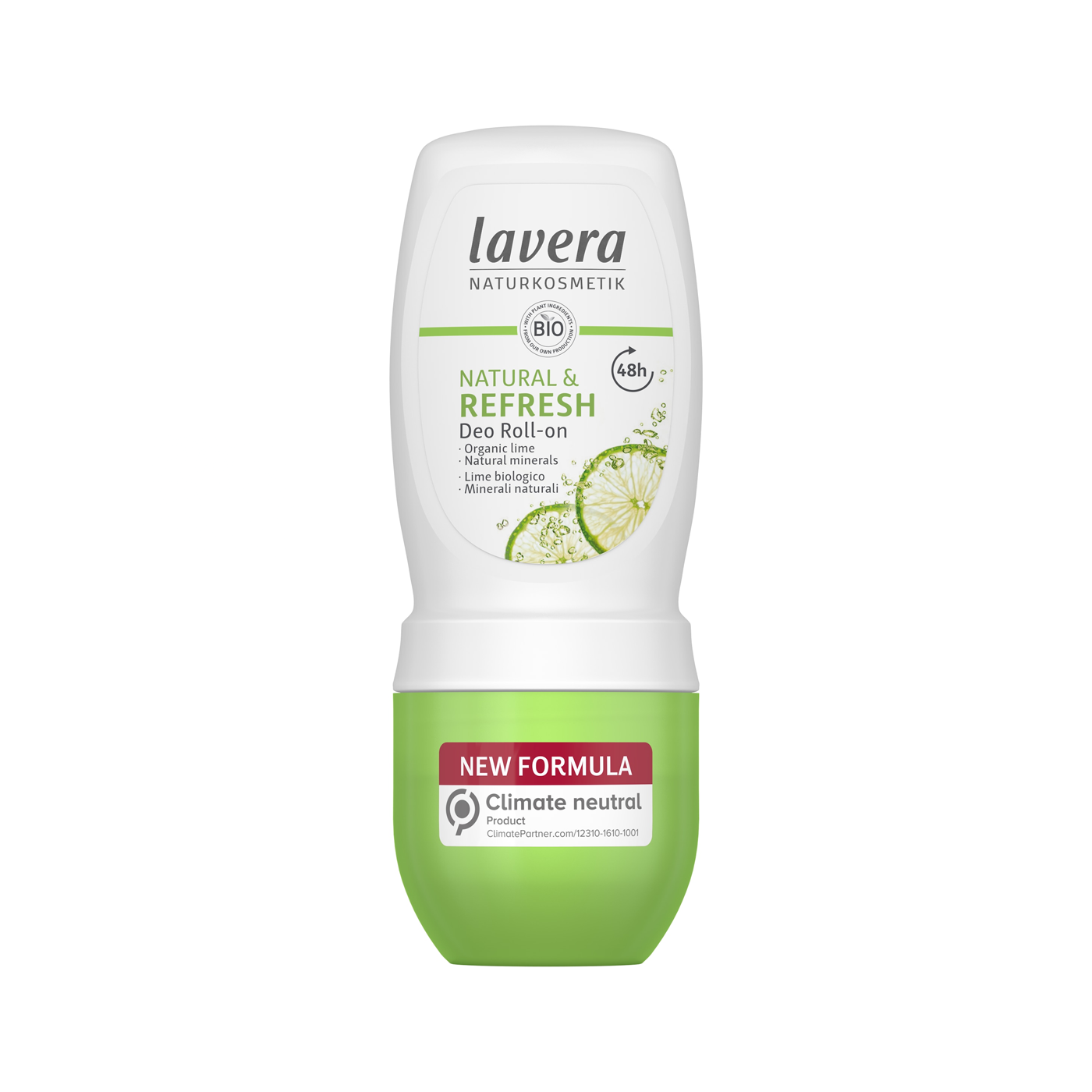 Lavera Deodorant Roll On 50ml, Natural & Refresh