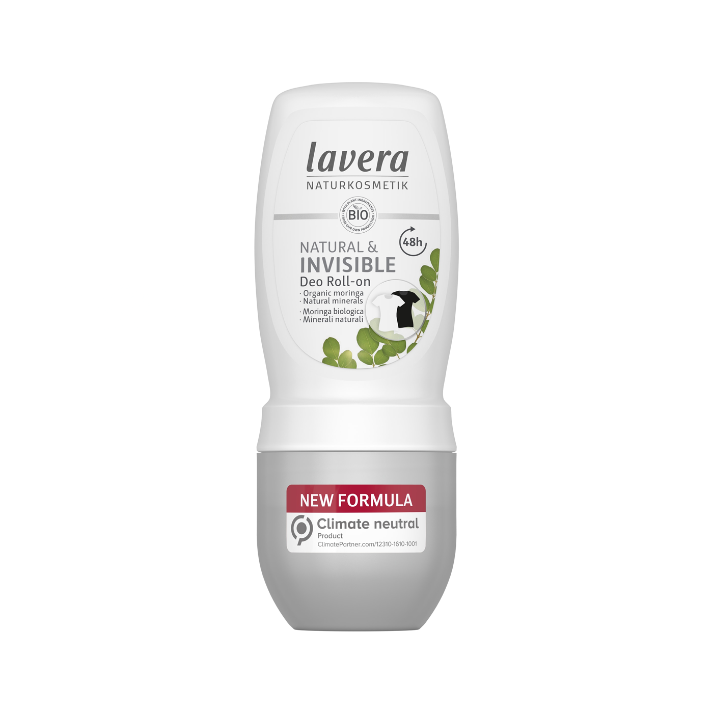 Lavera Deodorant Roll On 50ml, Natural & Invisible