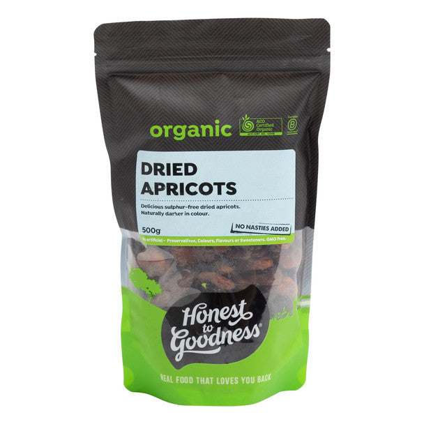 Honest To Goodness Dried Apricots 200g, 500g Or 1Kg, Australian Certified Organic & Sulphur-Free